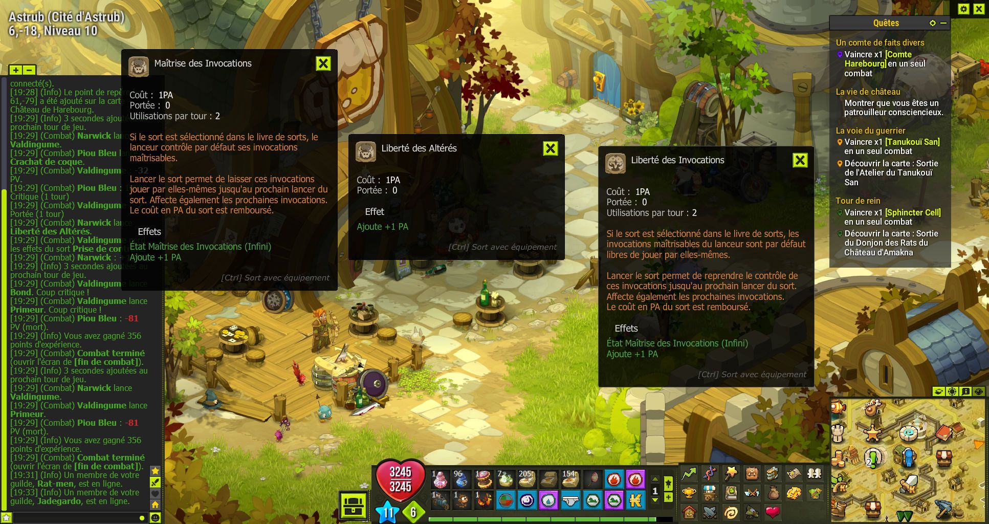 Invocations non controlables Forum DOFUS, le MMORPG stratégique.