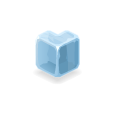 Mur de glace - angle bas