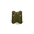 Mur de bois - croix